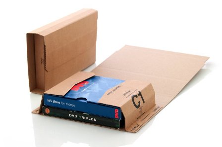 25 x C1 Book Wrap (Bukwrap) Mailer Postal Boxes 216x154x55mm
